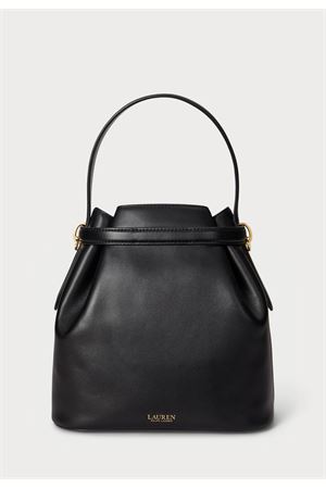 Blke Md Bckt-Bucket Bag-Medium-Natural Smth Leathr LAUREN RALPH LAUREN | Secchiello | 431982787001